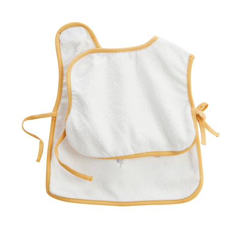 Lot de 2 bavoirs bébé hawaiki Ocre 3 - vertbaudet enfant 