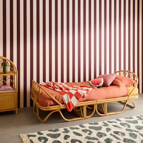Lit enfant exotique 90 x 190 cm rotin naturel - arlo Rotin naturel 3 - vertbaudet enfant 