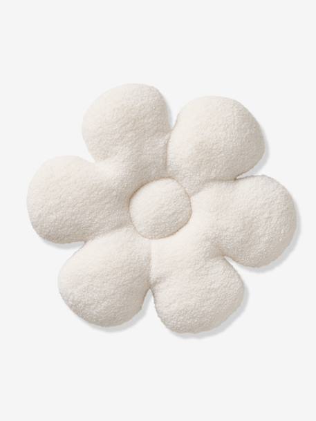 Coussin déco enfant bouclette fleur écru 3 - vertbaudet enfant 
