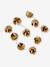 Guirlande lumineuse rotin tressées fleurs beige 2 - vertbaudet enfant 