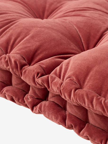 Matelas de sol en velours 60 x 120 cm caramel+rose 5 - vertbaudet enfant 