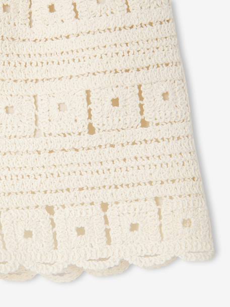 Ensemble top short bébé fille crochet écru 6 - vertbaudet enfant 