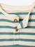 T-shirt bébé coton bio bleu+vert émeraude 5 - vertbaudet enfant 