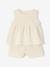 Ensemble top short bébé fille crochet écru 1 - vertbaudet enfant 