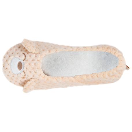 Chaussons ballerines micro éponge, semelle gomme antidérapante Abricot 2 - vertbaudet enfant 
