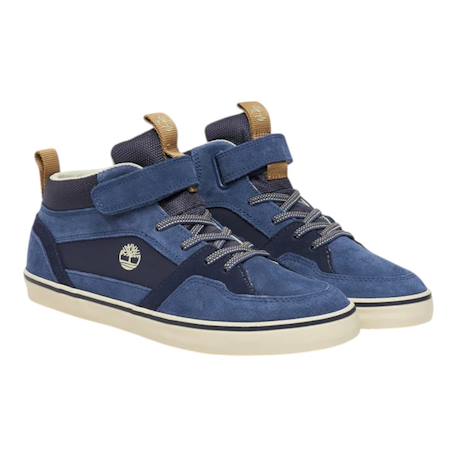 Baskets mi-hautes pour enfant Bleu+Bleu foncé 7 - vertbaudet enfant 