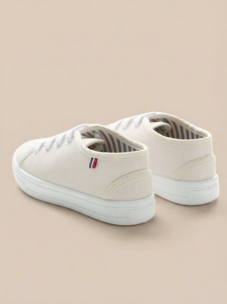 Tennis en toile enfants Ecru 2 - vertbaudet enfant 