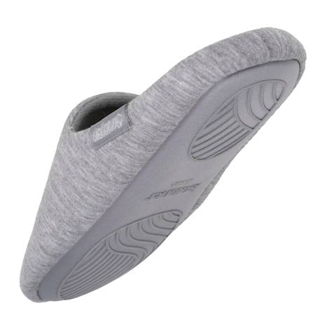 Chaussons mules jersey, semelle gomme antidérapante Gris chiné 5 - vertbaudet enfant 