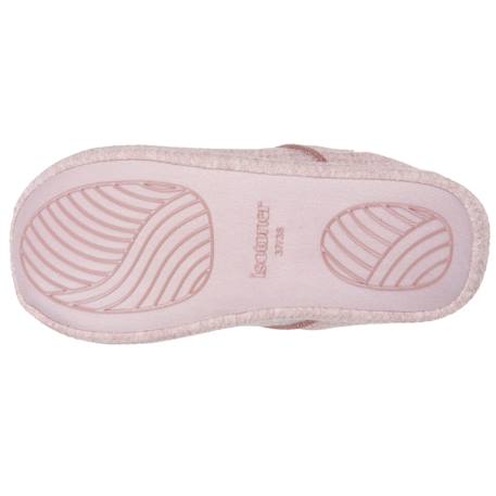 Chaussons mules maille nid d'abeille, semelle gomme antidérapante Blush 4 - vertbaudet enfant 