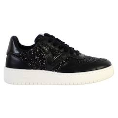 Chaussures-Baskets basses  à lacets  velours