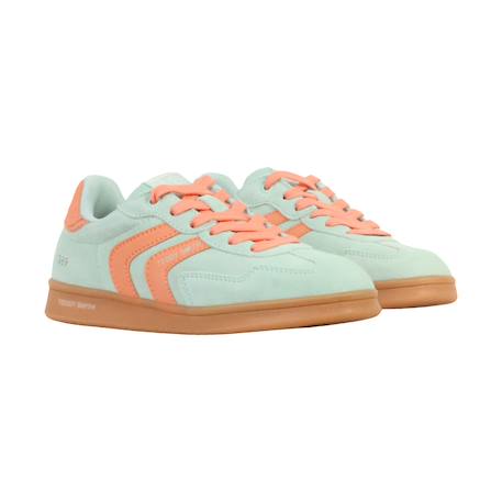 Baskets basses  à lacets Aqua+Beige+Nude 3 - vertbaudet enfant 