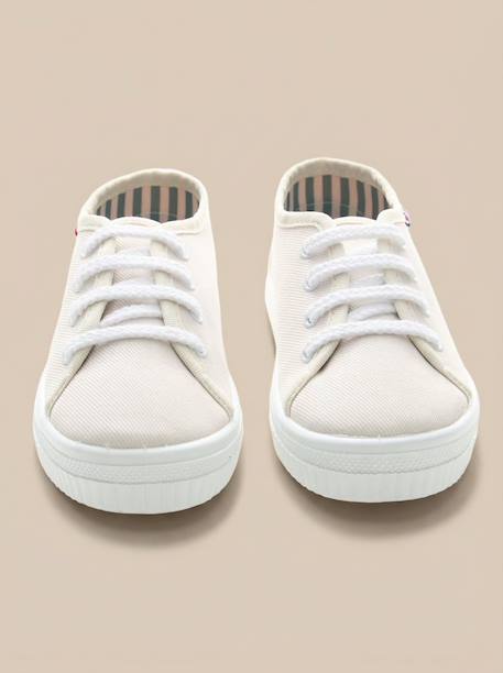 Tennis en toile enfants Ecru 5 - vertbaudet enfant 