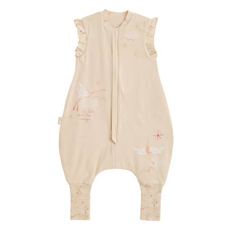 Turbulette été avec pieds retroussables poésie d'été Vanille 2 - vertbaudet enfant 