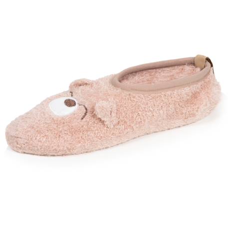 Chaussettes d'intérieur maille peluche, picots antidérapants Abricot 3 - vertbaudet enfant 