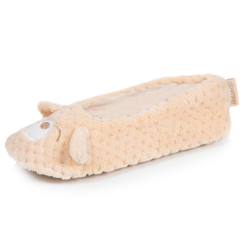 Vêtements de grossesse-Legging, collant-Chaussons ballerines micro éponge, semelle gomme antidérapante