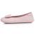 Chaussons ballerines maille nid d'abeille, semelle gomme antidérapante Blush 4 - vertbaudet enfant 