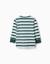 T-shirt en coton à manches longues et rayures Bleu foncé+Vert foncé 5 - vertbaudet enfant 