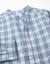 Chemise en coton à carreaux et manches retroussables b&s Bleu foncé 4 - vertbaudet enfant 