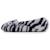 Chaussons ballerines imitation fourrure, semelle gomme antidérapante Gris foncé tigré 4 - vertbaudet enfant 