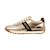Baskets basses  à lacets Blanc+Or 8 - vertbaudet enfant 