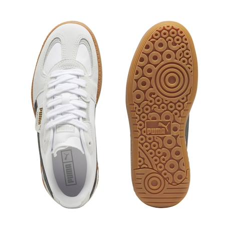 Baskets basses à lacets Blanc desert dust+Blanc noir 12 - vertbaudet enfant 