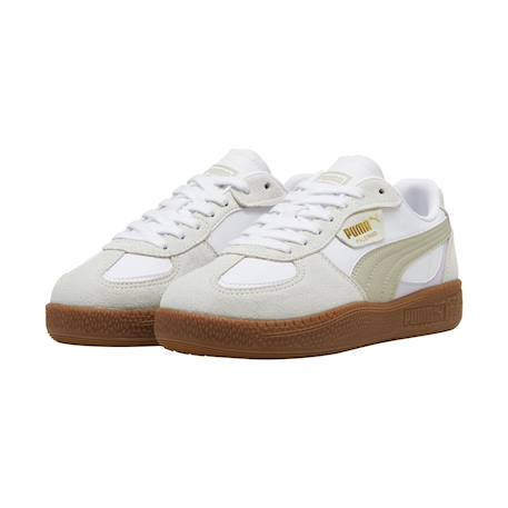 Baskets basses à lacets Blanc desert dust+Blanc noir 3 - vertbaudet enfant 