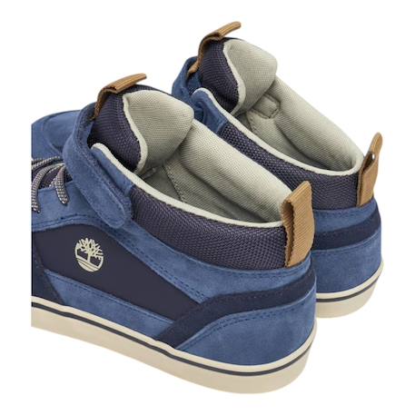 Baskets mi-hautes pour enfant Bleu+Bleu foncé 8 - vertbaudet enfant 