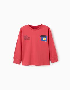 T-shirt à manches longues et imprimé no rules  - vertbaudet enfant