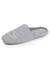 Chaussons mules jersey, semelle gomme antidérapante Gris chiné 6 - vertbaudet enfant 