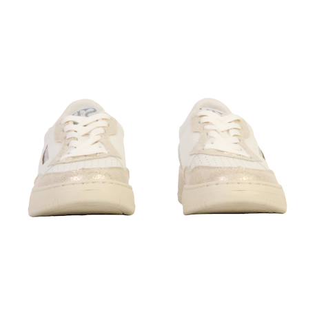 Baskets basses  à lacets Blanc+Or 11 - vertbaudet enfant 
