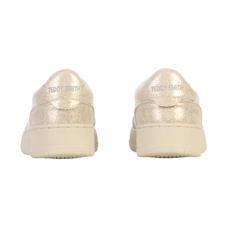 Baskets basses  à lacets Blanc+Or 10 - vertbaudet enfant 