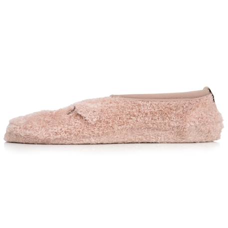 Chaussettes d'intérieur maille peluche, picots antidérapants Abricot 4 - vertbaudet enfant 