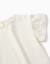 T-shirt en coton avec manches en broderie anglaise Beige clair 3 - vertbaudet enfant 