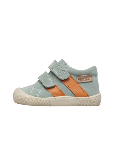 Chaussures barefoot en cuir et en daim barefoot sabby vl Gris-+Sage- 8 - vertbaudet enfant 