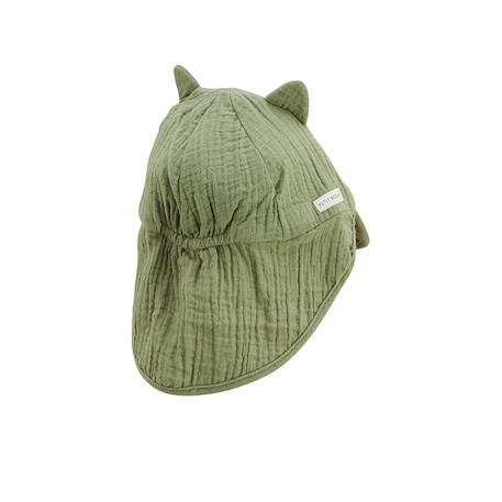Casquette cache cou bébé en gaze de coton gabin Vert 3 - vertbaudet enfant 