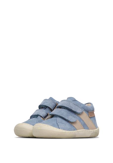 Chaussures en cuir et suède sabby vl Céleste- 5 - vertbaudet enfant 
