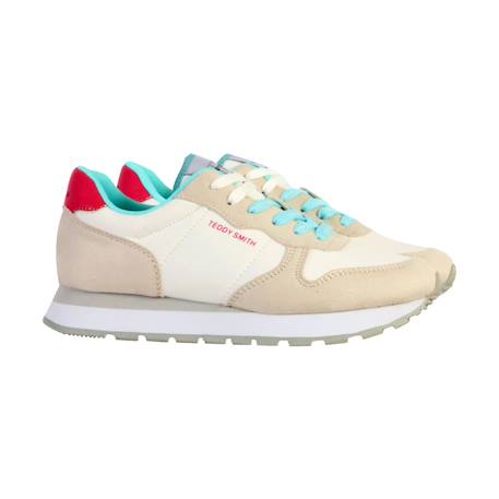 Baskets basses à lacets Aqua+Blanc 9 - vertbaudet enfant 