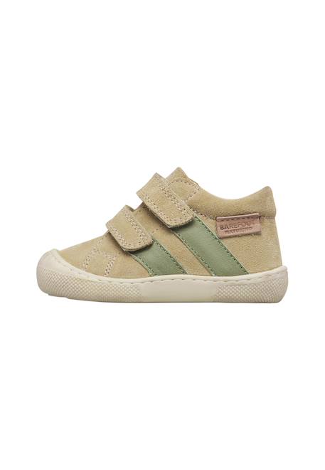 Chaussures barefoot en cuir et en daim barefoot sabby vl Gris-+Sage- 3 - vertbaudet enfant 