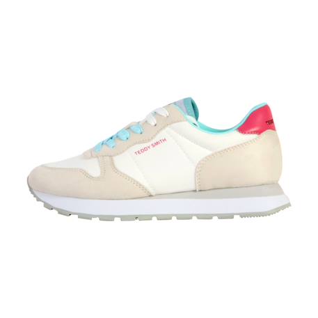 Baskets basses à lacets Aqua+Blanc 8 - vertbaudet enfant 