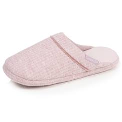 Vêtements de grossesse-Legging, collant-Chaussons mules maille nid d'abeille, semelle gomme antidérapante