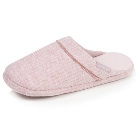 Chaussons mules maille nid d'abeille, semelle gomme antidérapante Blush 1 - vertbaudet enfant 