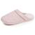 Chaussons mules maille nid d'abeille, semelle gomme antidérapante Blush 1 - vertbaudet enfant 