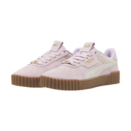 Baskets basses à lacets Noir warm blanc+Rose mauve warm blanc+Rouge 9 - vertbaudet enfant 