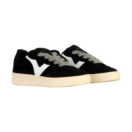 Baskets basses à lacets Gris+Noir 9 - vertbaudet enfant 