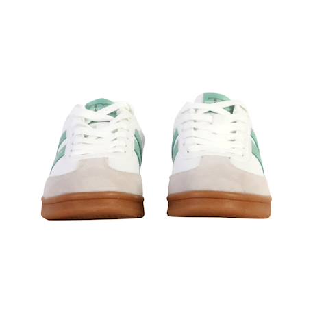Baskets basses à lacets Noir+Vert 11 - vertbaudet enfant 