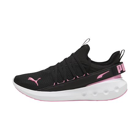 Baskets basses  à lacets Noir   blanc mauve 2 - vertbaudet enfant 