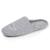 Chaussons mules jersey, semelle gomme antidérapante Gris chiné 1 - vertbaudet enfant 