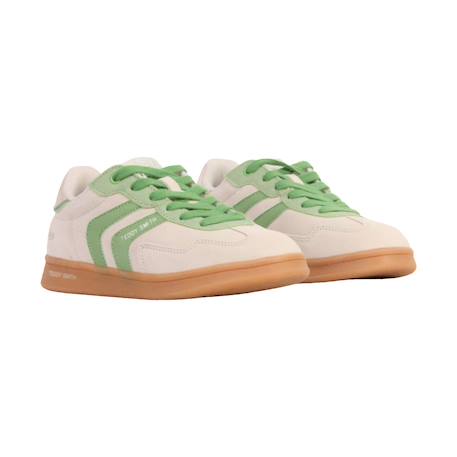 Baskets basses  à lacets Aqua+Beige+Nude 9 - vertbaudet enfant 