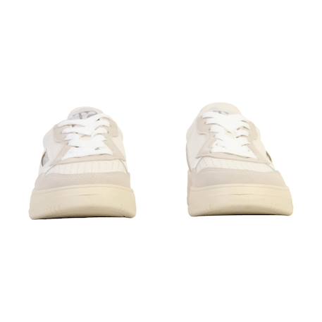 Baskets basses  à lacets Blanc+Or 5 - vertbaudet enfant 