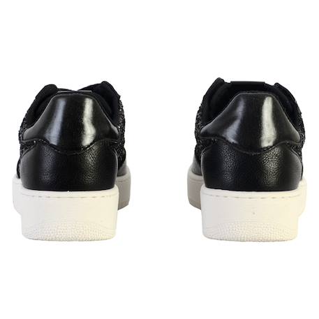 Baskets basses à lacets velours Noir 4 - vertbaudet enfant 